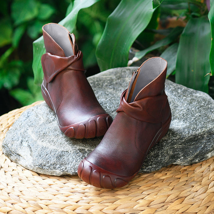 Original Retro Handmade Leather Women's Boots