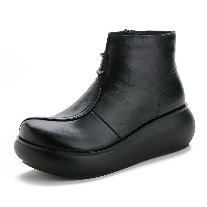 Platform Waterproof Retro Boots Women | Gift Shoes Jan New 2020 70.20