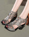 Pointed-toe Ethnic Elegant Chunky Sandals July Shoes Collection 2021 76.00