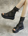 Punk Style Handmade Leather Strap Summer Boots June New 2020 89.90