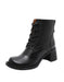 Real Leather Lace-up Chunky Heels Ankle Boots June Shoes Collection 2022 187.00