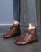 Handmade Soft Leather Lace-up Retro Boots March Shoes Collection 2023 82.60