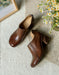 Back-zipper Retro Elegant Chunky Shoes July Shoes Collection 2021 71.50