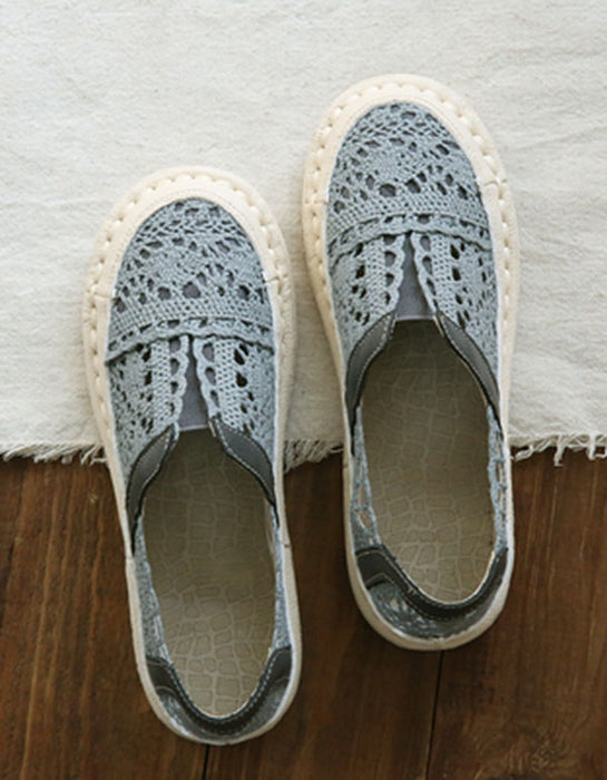Retro Leather Soft Sole Comfortable Lace Flats May Shoes Collection 68.00
