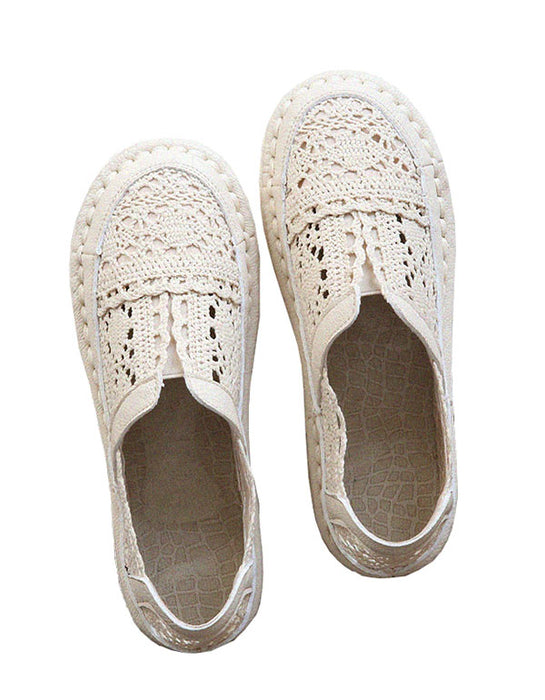 Retro Leather Soft Sole Comfortable Lace Flats May Shoes Collection 68.00