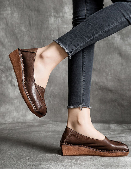 Retro Leather Handmade Shoes April Trend 2020 76.00