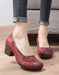 Retro Leather Shoes Non-Slip Chunky Heels June New 2020 86.70