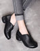 Retro Leather Shoes Non-Slip Chunky Heels June New 2020 66.40