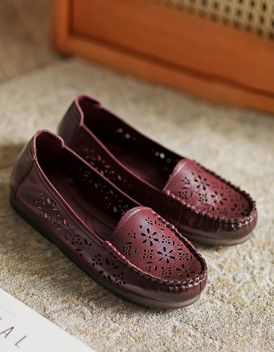Retro Leather Slip-on Comfy Loafers May Shoes Collection 2021 61.70