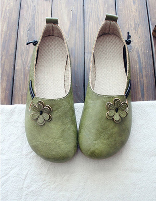 Retro Round Head Comfortable Flat Shoes June New 2020 58.50
