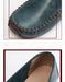 Retro Simple Leather Round Head  Peas Flats May Shoes Collection 78.80
