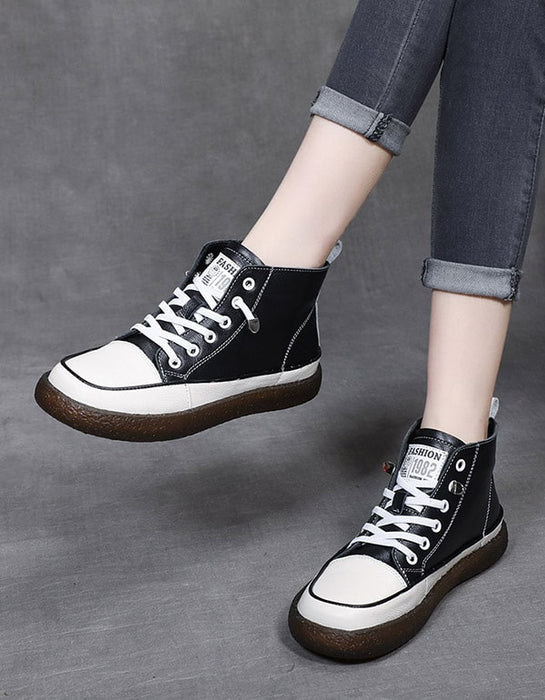 Women's Soft Sole Leather Sneakers
