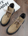 Retro Lace up Comfortable Suede Boots Nov New Trends 2020 63.20