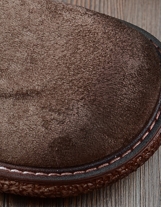 Retro Suede Round Head comfortable Boots April Trend 2020 73.00