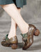 Front Lace-up Vintage Chunky Heels Oct Shoes Collection 2022 109.00