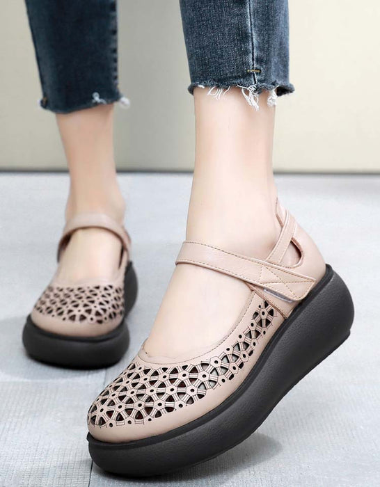 Summer Large Size Hollow Retro Wedge Sandals May Shoes Collection 2022 79.90