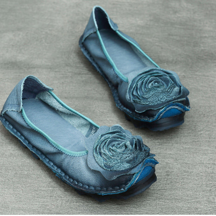 Retro Flower Soft Comfortable Flats | Gift Shoes | 35-43