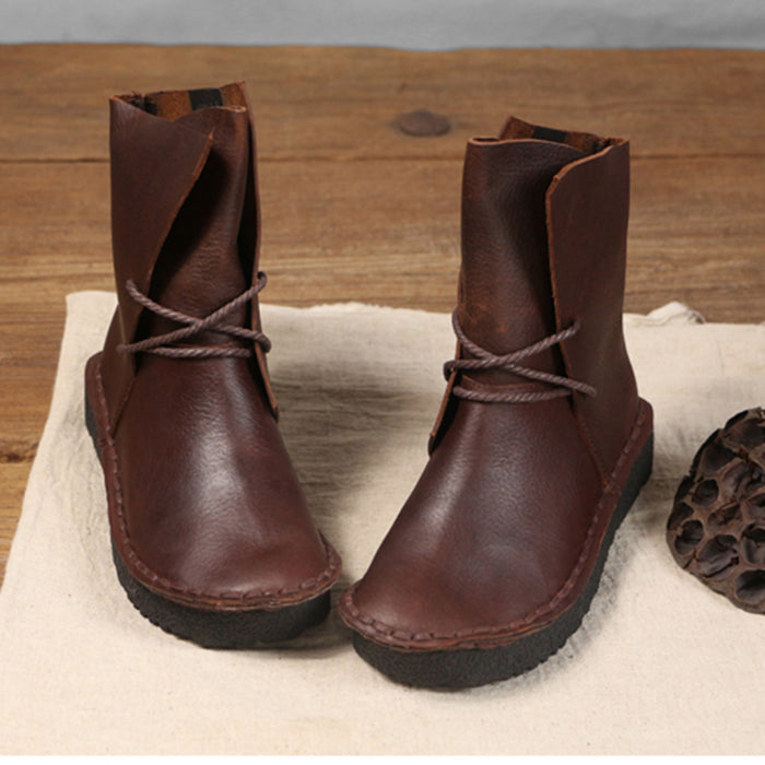 Retro Handmade Casual Leather Boots | Gift Shoes