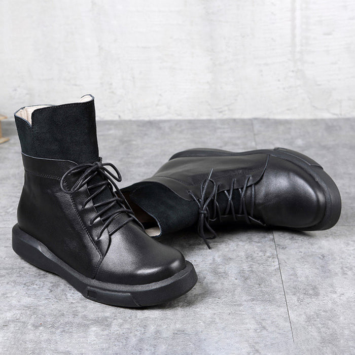 Retro Handmade Leather Women's Boots