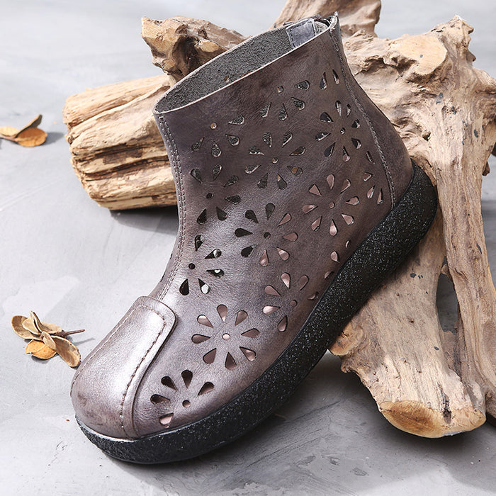Handmade Retro Hollow Wedge Sandals Feb Shoes Collection 2023 79.90