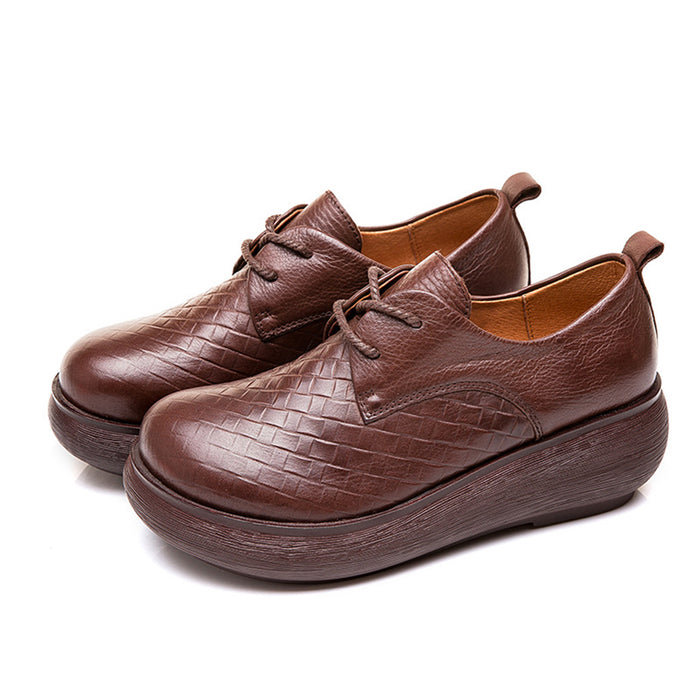 Retro Leather Casual Women's Shoes | Gift Shoes