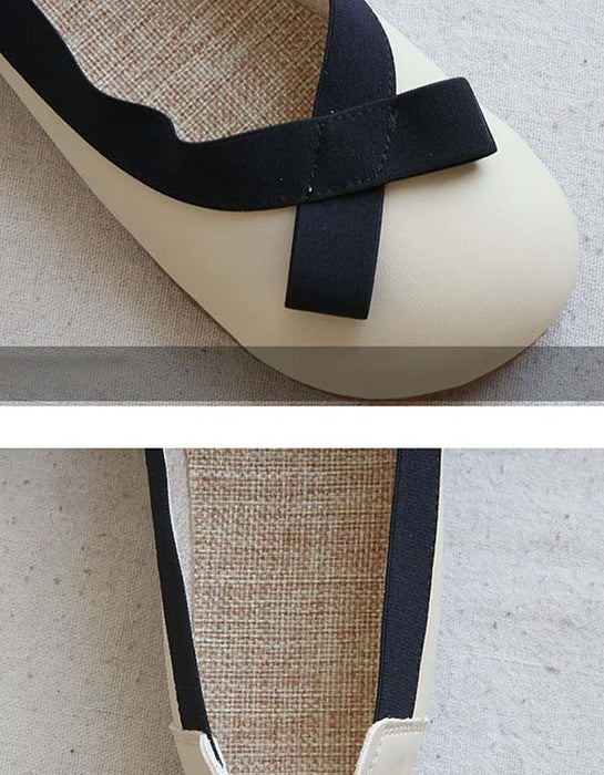 Round Head Simple Retro Flat Shoes June Shoes Collection 2021 55.70