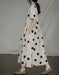Short-sleeved Polka Dot Loose Linen Dress New arrivals Women's Clothing 47.70