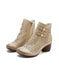 Side Buckels Retro Hollow Chunky Boots Jan Shoes Collection 2023 82.00