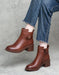 Side Buckle Comfortable Chunky Heel Chelsea Booties Sep Shoes Collection 2022 109.00