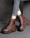 Side Buckles Non-slip Retro Platform Boots Oct Shoes Collection 2022 107.00