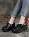 Side Lace-up Rounded Toes Retro Wedge Shoes Dec Shoes Collection 2022 118.00
