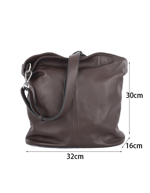 Simple Plain Leather Single Shouder Bag for Women Accessories 119.00