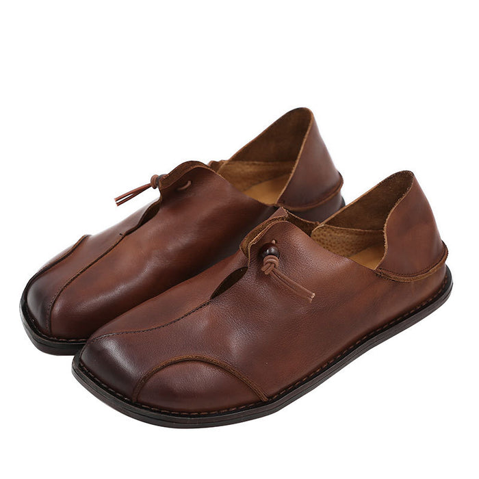 womens vintage dress shoes Soft leather Handmade vintage Women's Shoes 37 / Khaki