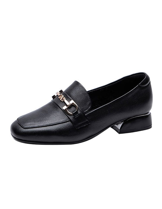 Spring Comfortable Retro Leather Women's Shoes — Obiono