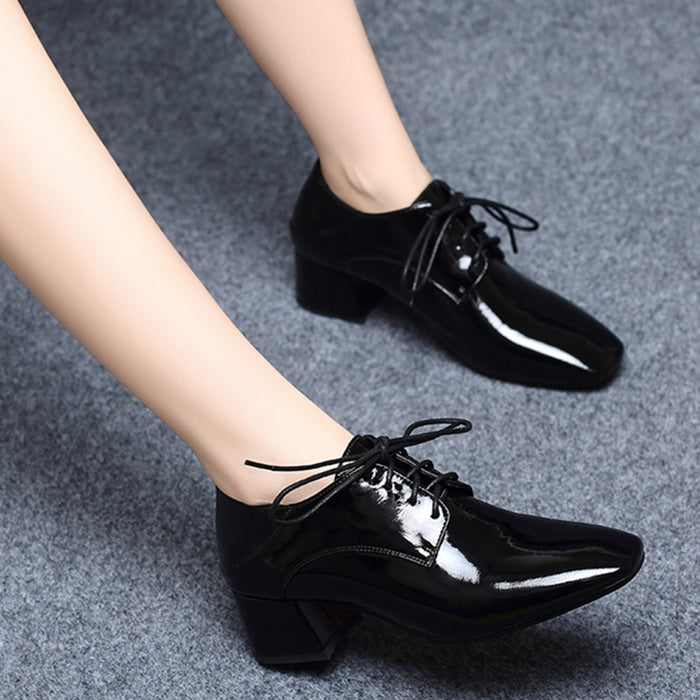 Spring Fashion Chunky Heel Pointed Women Work Shoes March New 2020 76.00