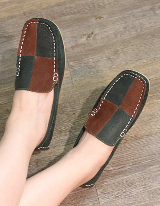 Spring Flat Handmade Leather Loafers April Trend 2020 88.80