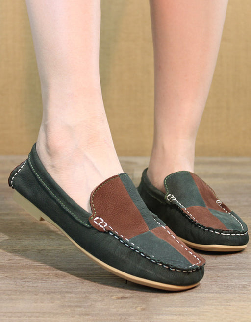 Spring Flat Handmade Leather Loafers April Trend 2020 88.80