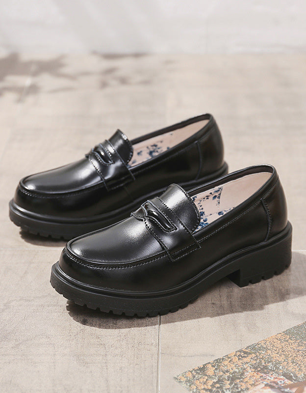 Spring Floral Insole Loafers Mary Jane Shoes — Obiono