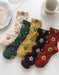 2 Pairs Spring Flower Soft Cotton Socks for Women Accessories 22.00