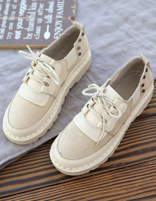 Spring Handmade Soft  Flat Casual Sneakers Nov New Trends 2020 53.50