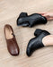 Spring Retro Leather Elegant Chunky Shoes Jan New Trends 2021 83.47
