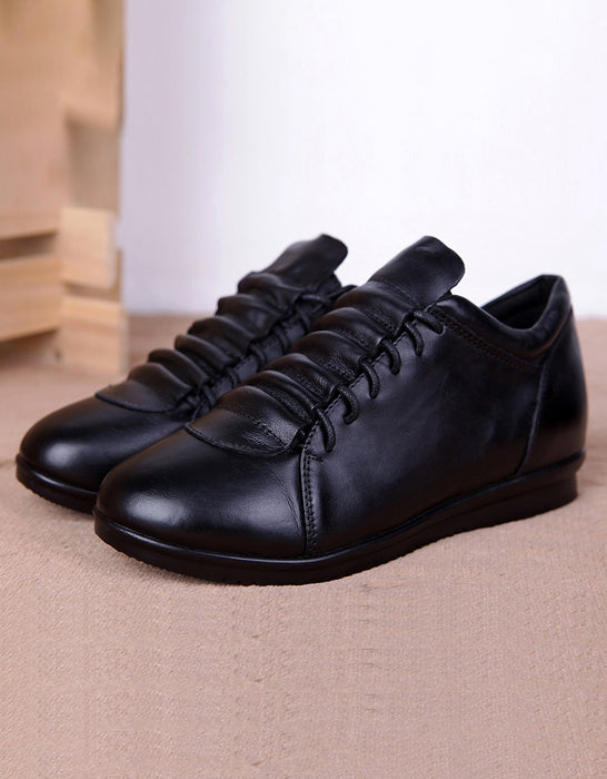 Spring Soft Leather Comfortable Women's Shoes