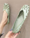 Spring Summer Breathable Square Head Flats 35-41 May Shoes Collection 46.20