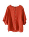Spring Women's Lantern-sleeve Linen Shirt Accessories 40.60
