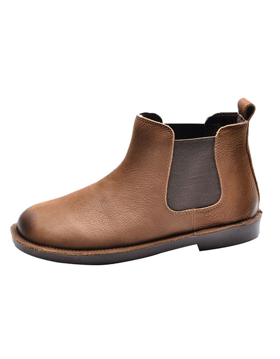 Spring Women's Leather Short Boots May Shoes Collection 88.40