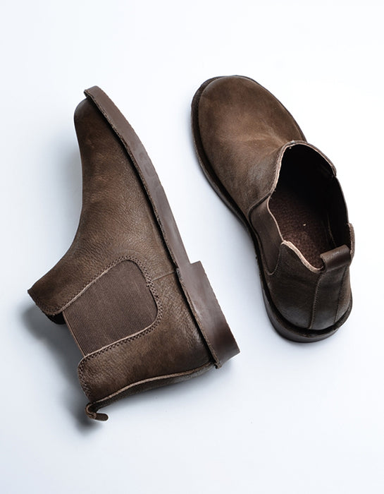 Spring Women's Leather Short Boots May Shoes Collection 88.40