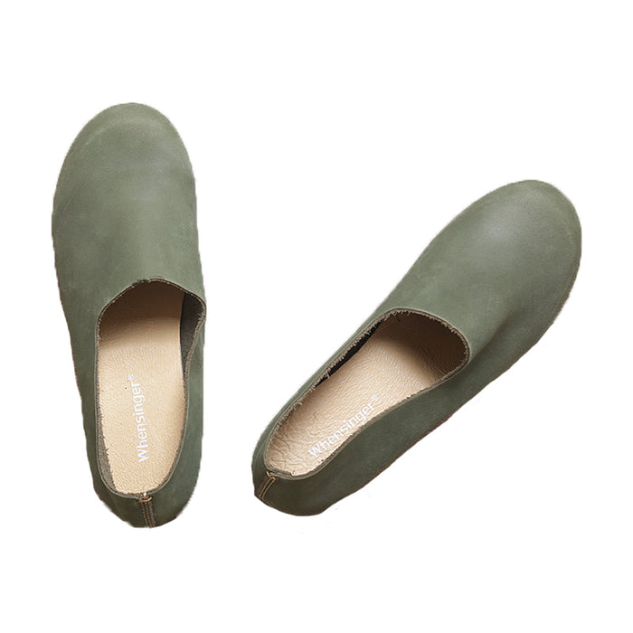 Spring Autumn Retro Handmade Leather Flats Shoes — Obiono