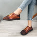 Spring Flats Color Matching Women's Retro Loafers March New 2020 73.00