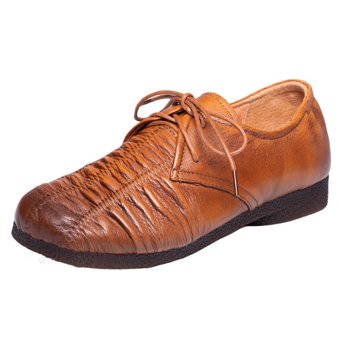 Spring Handmade Cow Tendon Bottom Retro Shoes | Gift Shoes