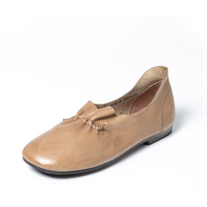 Spring Leisure Comfortable Leather Flats